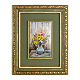 Подарочный набор "Цветы" с книгой "Мифы и легенды о цветах" и панно